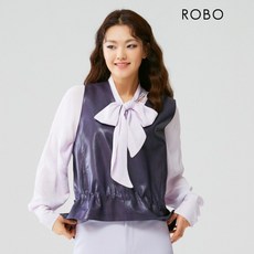 [NEW컬러]로보 이태리온리프랭크 램스킨 베지터블 레더 베스트