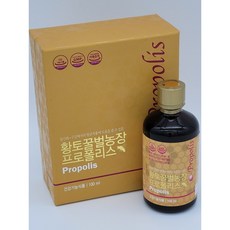 황토꿀벌농장 프로폴리스 수용성 액상 원액 국내산100%, 100ml, 1개