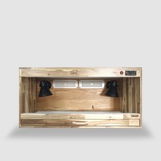 더케이지 원목 3자 A형 사육장, 1통, 아카시아