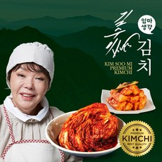 [KT알파쇼핑]김수미 엄마생각 더 프리미엄 포기김치 9kg+총각김치2kg, 2개, 2kg