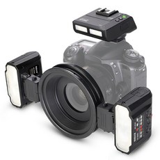 MEIKE MK-MT24IIC 니콘 매크로 트윈 라이트 플래시 니콘마운트 링후래쉬, 캐논