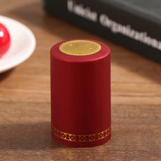 PVC 열 수축 캡 바웨어 액세서리 홈 브루잉 와인 병 씰 와인 병 커버 10 개, 02 RD