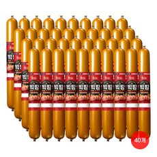 롯데햄 빅팜 불닭 간식 소시지, 60g, 40개