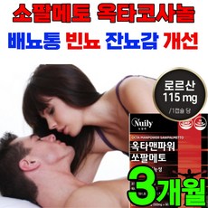 전립선 비대증 성기능 개선 발기 부전 에 좋은 영양제 쏘팔메토 골드 옥타코사놀 아연 효능 추천 빈뇨 잔뇨감 야뇨증 잔뇨 파워 솔루션 파워업 전립샘 전립소 쏘팔매트 소팔메토 로르산, 1개, 90캡슐