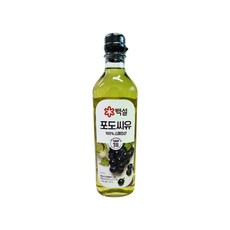 백설 포도씨유, 900ml, 12개