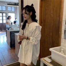 밍크뮤프릴롱블라우스