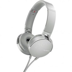 소니 ソニー MDR XB550AP헤드셋, 단일 옵션, graish white, 1개