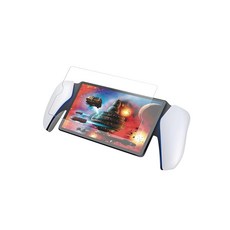 엘레컴 PlayStationPortal 리모트플레이어 PS5 유리필름 경도 10H 지문 방지 비산 방지 라운드 엣지 가공 클리어 GM-P5P23FLGAR