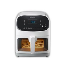 리빙웰 투명 에어프라이어 디지털 YD-55K07B, 화이트