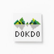 민화샵 독도비즈십자수 태극기만들기 DDPPP008Z, 독도