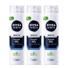 니베아 맨 센서티브 쉐이빙 젤 200ml, 3개