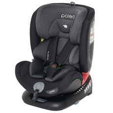 폴레드 올에이지 360 회전확장형 카시트 ISOFIX & 락킹벨트, 2세트, 팬텀블랙