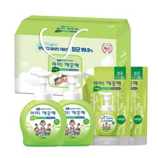Lion 아이깨끗해 선물세트 본품 2입 + 리필 2입, 1세트