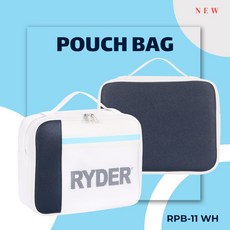 라이더 파우치 가방 RPB-10 BK RPB-11 WH소품백 소품가방 작은가방 배드민턴 흰색 블랙 ryder 초등학생 중학생 고등학생 방과후 용산스포츠 용스