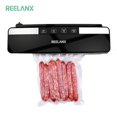 REELANX 진공 실러 라이트 V2 내장 커터 220V 자동 식품 포장 기계 10 무료 가방 부엌을위한 최고의 진공 포장기|vacuum sealer|sealer vacuumb, V2 with Cutter, 1개, CHINA