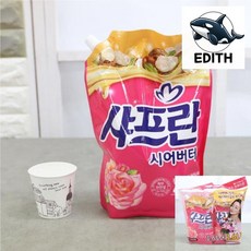 샤프란 핑크 리필 기획 여성속옷세제 중성세제 섬유유연제 정전기제거 빨래용품 정전기 액체세탁세제 유아세탁세제 아기세탁세제