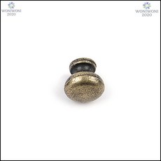 수납장손잡이 20mm 골드 브라운 단추 서랍 손잡이 싱크대손잡이 DIY