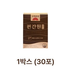 고려은단 편간원 알콜성손상 간보호 퀘르세틴 헛개나무추출물, 1박스, 30회분