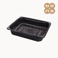 JH [JH] 일회용 실링용기 23195 흑색 600개, 1개