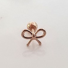 메르시주얼리 14k 18k 리본 피어싱 귀걸이