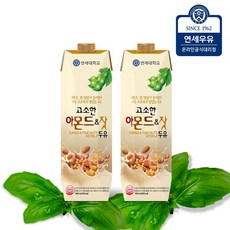 연세두유 아몬드 잣 두유 1000ml x 12팩, 상세설명 참조