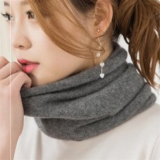 겨울 가을 계절 캐시미어 남성 여성 양식 솔리드 무지 보온 풀오버 후드 목도리 양털