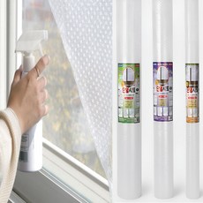 창문 단열 시트 뽁뽁이 방풍 포장 에어캡 단열재 뾱뾱이, 1세트