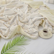 리빙밸류 소프트 냉감 쿨링 여름이불, 베개커버50x70 블루, 블루