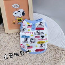 해외 애완용 봄여름 나시 인스위니 미키 패드 캣츠 보금자리 한풍 옷 예매 가능, 04.M