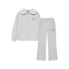 마리떼 KIDS ENFANT W SAILOR COLLAR 스웨트셔츠 SET-UP light heather gray 107175