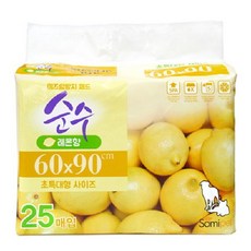 순수 90cmx60cm 초특대형패드 넌슬립 25매 EA50326094ea mpl*89054zF, 1, 25개 - 특대형패드