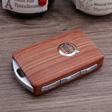볼보 XC90 S90 XC40 XC60 볼보 우드 키케이스 호두나무 키홀더, G