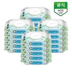 깨끗한나라 생분해 물티슈 에코 캡형, 70개입, 20개