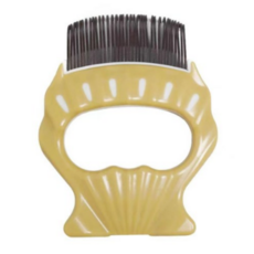 케어펫 반려동물 사랑빗 E1, 브라운, 4개