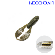 히든베이트 시노페 3.6 래틀 싱커 내장형 소프트베이트, #04 WORM WOOD