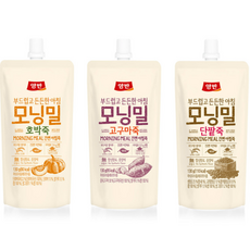 양반 모닝밀 130g x 21입 [호박죽/고구마죽/단팥죽 옵션] 코스트코상품, 호박죽