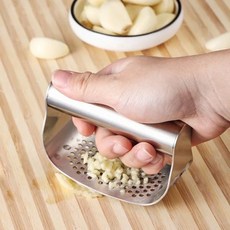 스테인레스 스틸 수동 마늘 다지기 다기능 그라인딩 슬라이서 압착기 도구 주방 액세서리, B, 1개