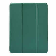 [관부가세포함] 애플 아이패드 10세대 10.9인치 2022 스마트 커버용 폴리오 가죽 스탠드 케이스, Dark green, iPad 10th Gen 10.9 2022