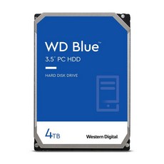 Western Digital WD Blue HDD 4TB CMR 3.5 SATA 5400rpm 256MB PC WD40EZAX-EC 웨스턴 디지털 내장 - wd40ezax