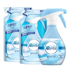 페브리즈 섬유탈취제 370+320+320ml, 상쾌한향