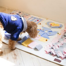  아띠지기 강아지 노즈워크 스너플 매트 대형 70 x 95 cm, Pastel, 1개 