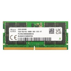 SK 하이닉스 DDR5 노트북 랩탑 메모리스틱 16G 4800Mhz 5600Mhz, DDR5-32G/16Gx2pcs 세트, 2개