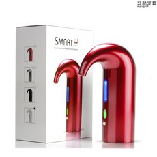 와인 소주 자동 따라주는 디스펜서 술용품 혼술 홈파티 하기좋은 아이템 술 따라주는 기계, 붉은색ml