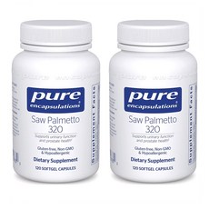Pure Encapsulations 쏘팔메토 전립선 건강 320mg 120정 2개