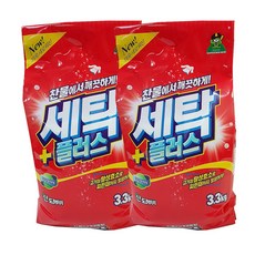 산도깨비 세탁 플러스 분말 세탁세제, 3.3kg, 2개