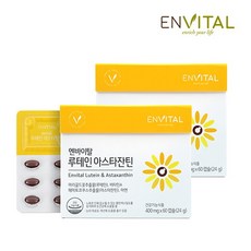 엔바이탈 [엔바이탈] 루테인 아스타잔틴 2박스/ 4개월/ 120캡슐, 선택완료, 단품없음