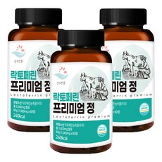 락토페린 유산균 초유 효능 2개월분 순수한줌 락토페린 락토패린, 1000mg, 락토페린 3통(6개월), 3개