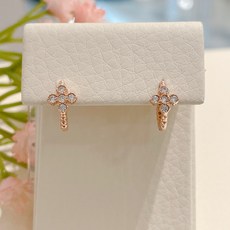 골든듀화이트귀걸이