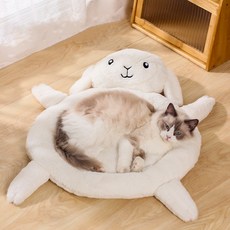  견우와묘녀 사계절 개방형 양 기모찌 쿠션 강아지방석 귀여운 방석 고양이 방석 귀여운 쿠션 