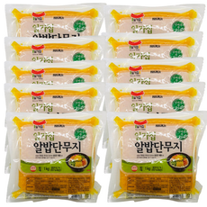 일가집 알밥 단무지 1kg x10봉 밑반찬 주먹밥, 10개